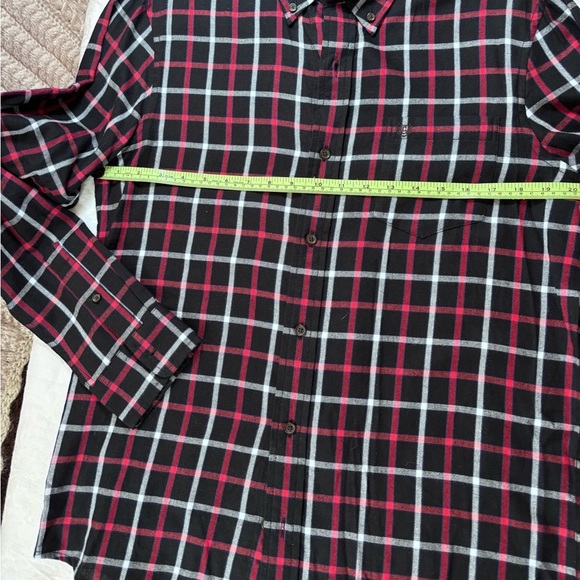 Chaps Go Untucked Mens Plaid Flannel Long Sleeve Button Down Size Medium - Picture 5 of 9